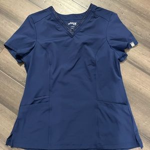 Navy scrub top